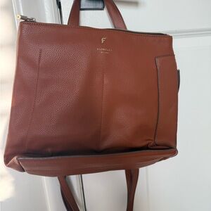 Fiorelli Brown Leather Backpack/Purse